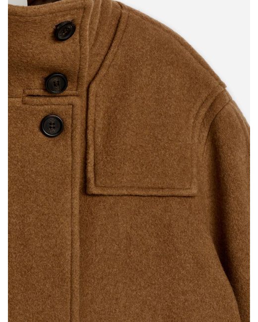 ARKET Brown Wool-Blend Jacket