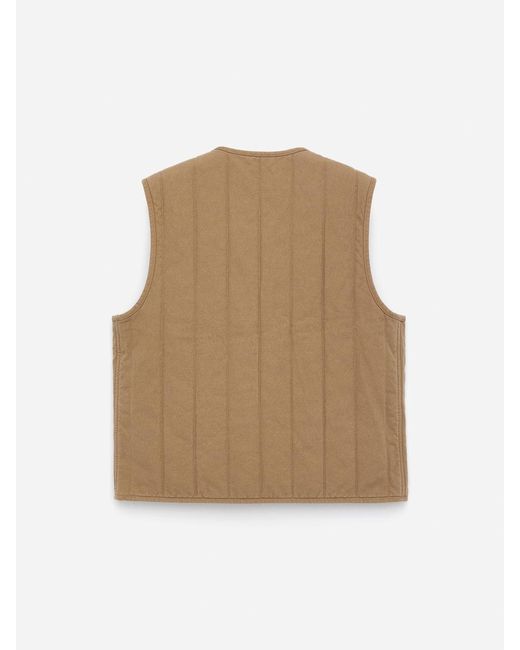 ARKET Natural Quilted Workwear Vest for men