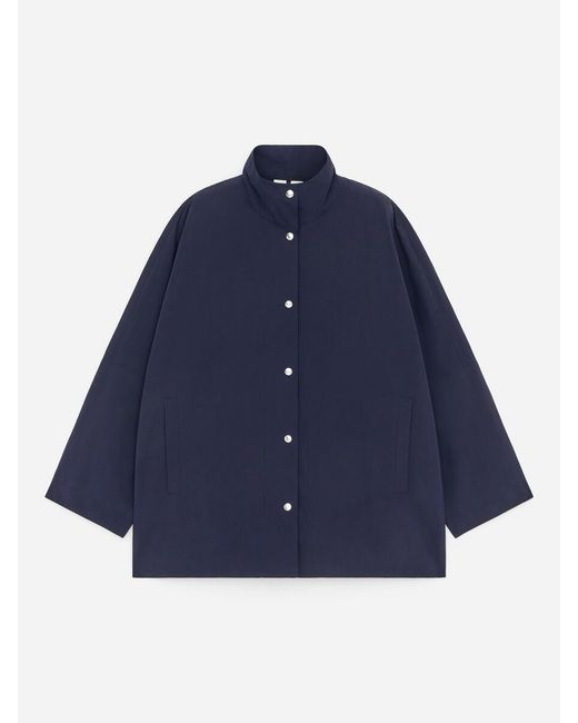 ARKET Blue Oversized Shell Jacket