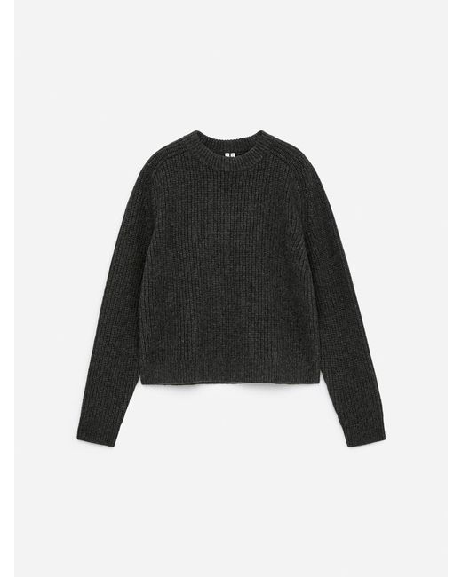 ARKET Black Merino Jumper