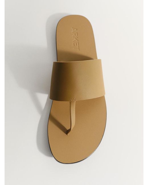 ARKET Blue Leather Sandals