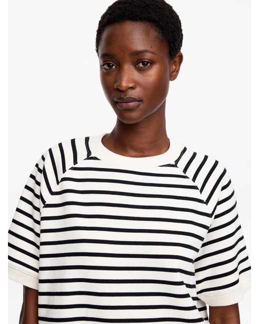 ARKET White French Terry Sweatshirt