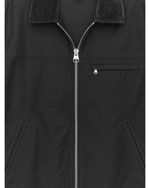 ARKET Black Cotton Canvas Jacket for men