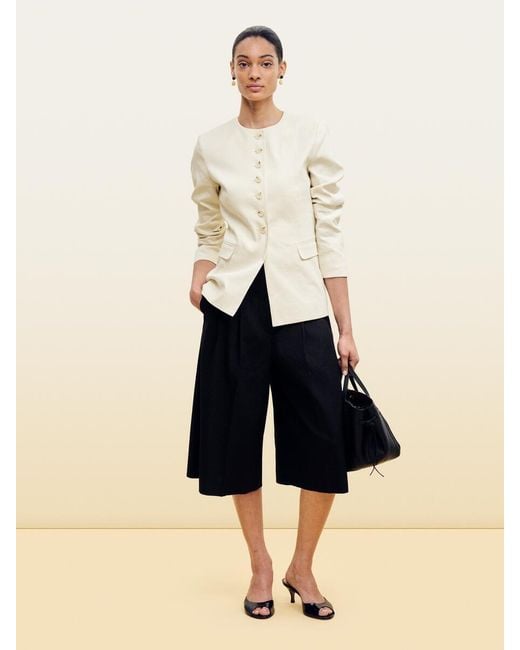 ARKET White Peep-Toe Pumps