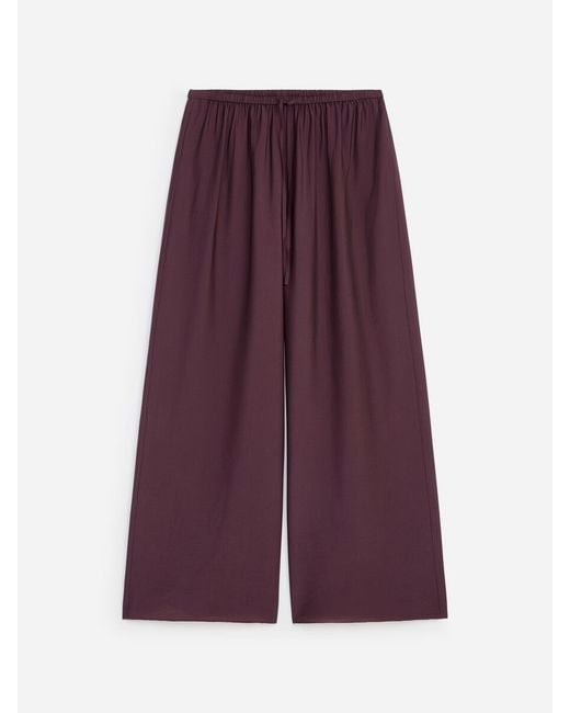 ARKET Purple Wide Trousers