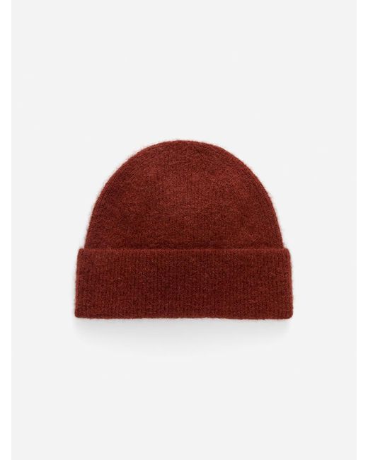 ARKET Red Alpaca-Wool Blend Beanie