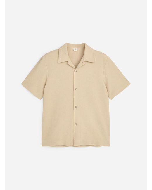 ARKET Natural Waffle Jersey Shirt for men