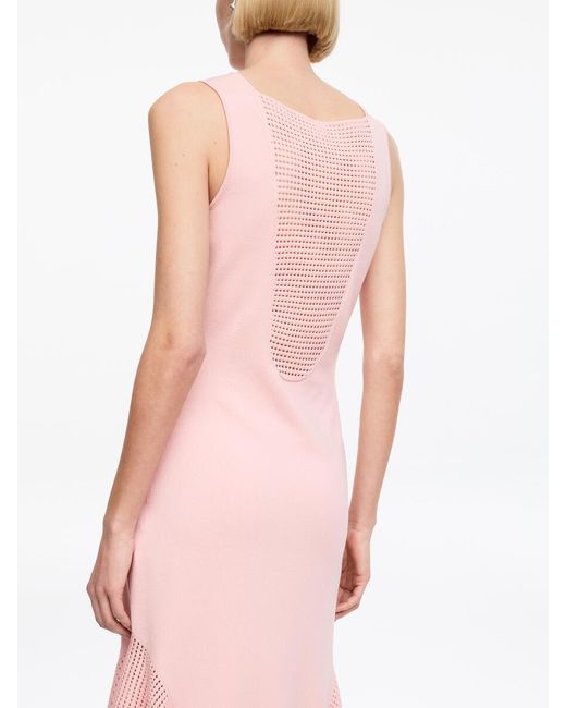 ARKET Pink Draped Knit Dress