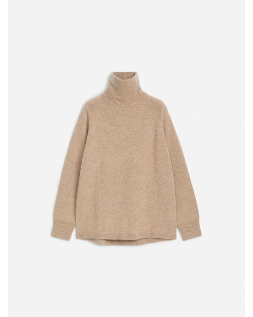ARKET Natural Rollkragenpullover Aus Kaschmir Und Wolle