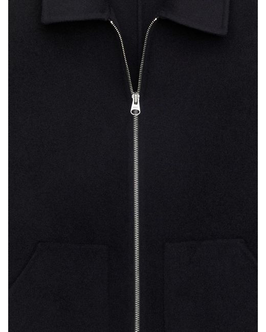 ARKET Blue Double-Face Wool Blend Jacket for men