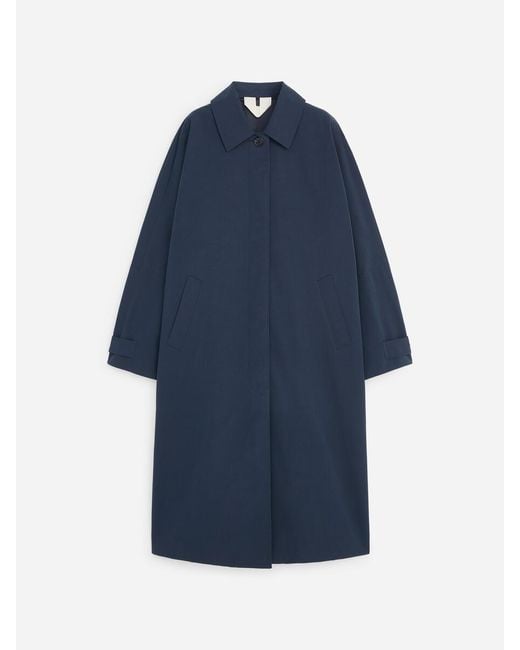 ARKET Blue Car Coat