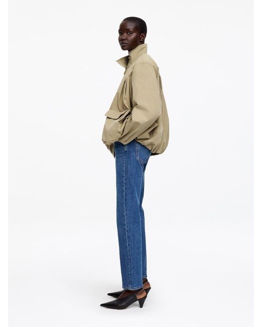 ARKET Blue Blouson Jacket