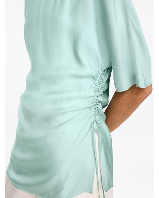 ARKET Blue Drawstring Top