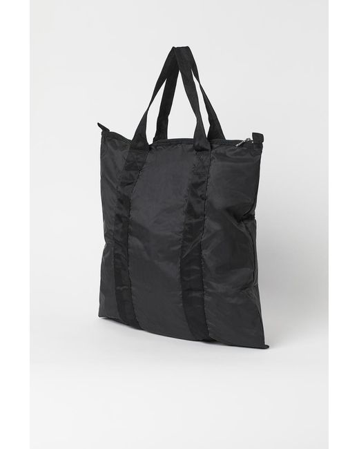 ARKET Black Packable Tote