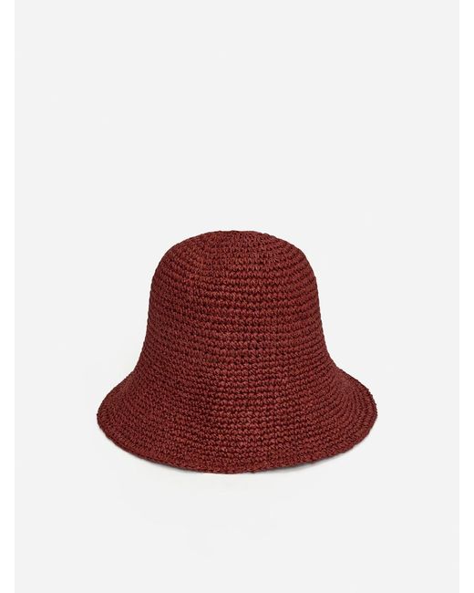ARKET Black Straw Sun Hat