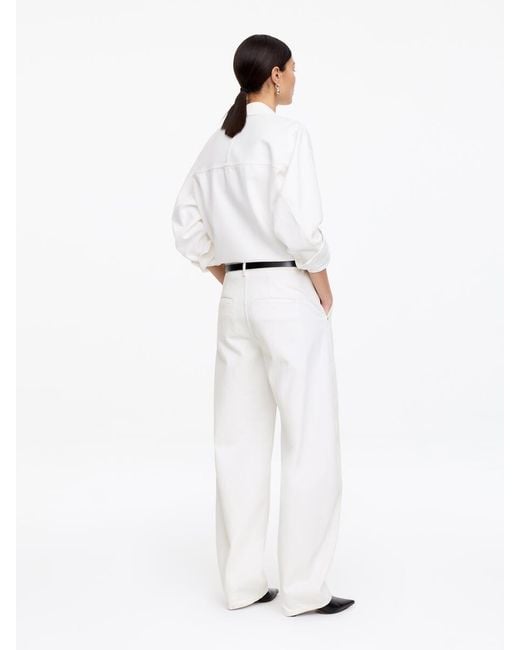 ARKET White Barrel-Leg Jeans