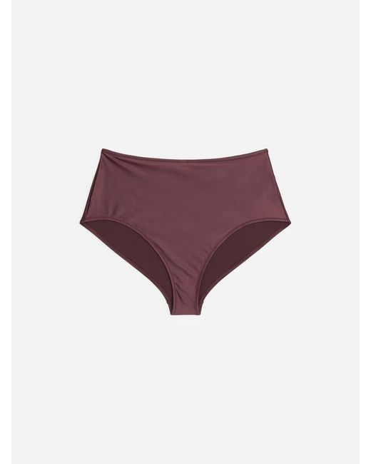 ARKET White Shiny Bikini Briefs