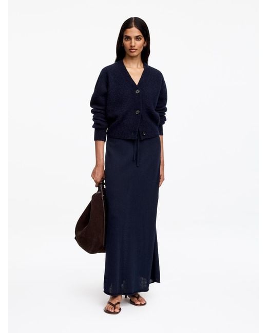 ARKET Blue Knitted Skirt