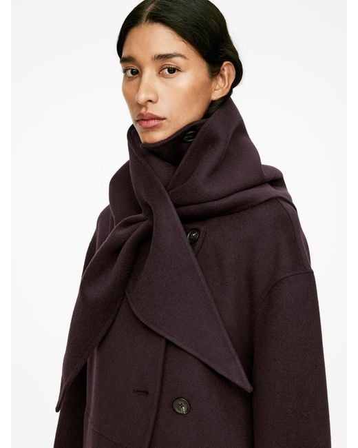 ARKET Red Triangle Wool Scarf