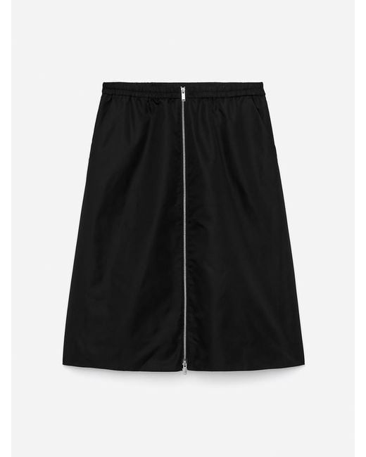 ARKET Blue Nylon Skirt