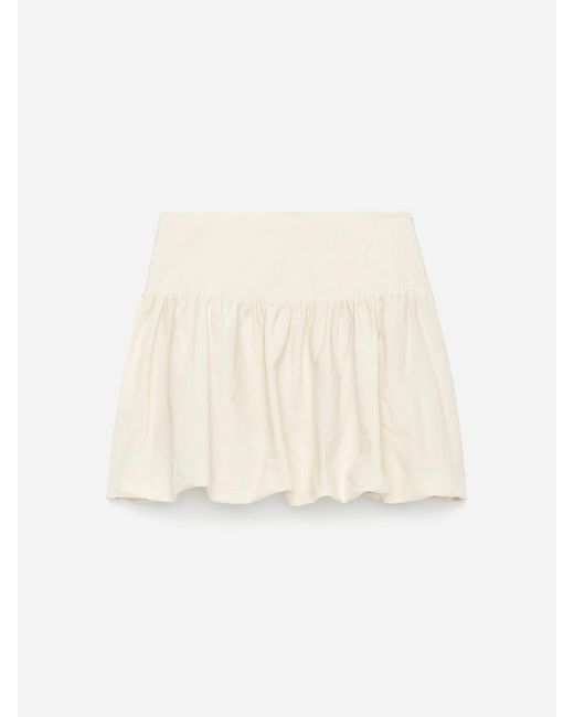 ARKET Natural Balloon Mini Skirt