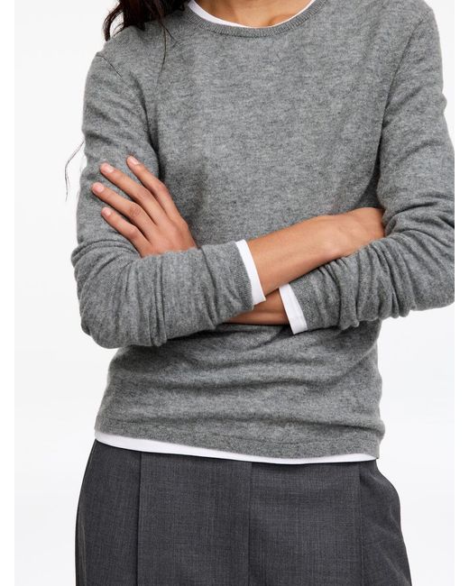 ARKET Gray Pure Cashmere Jumper
