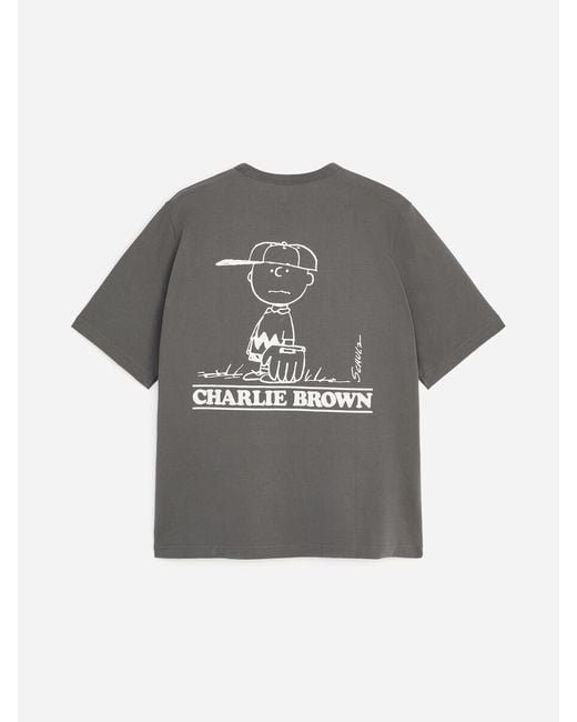 ARKET Gray Peanuts T-Shirt for men