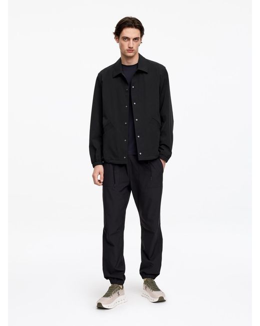 ARKET Black Active Coach Jacket for men