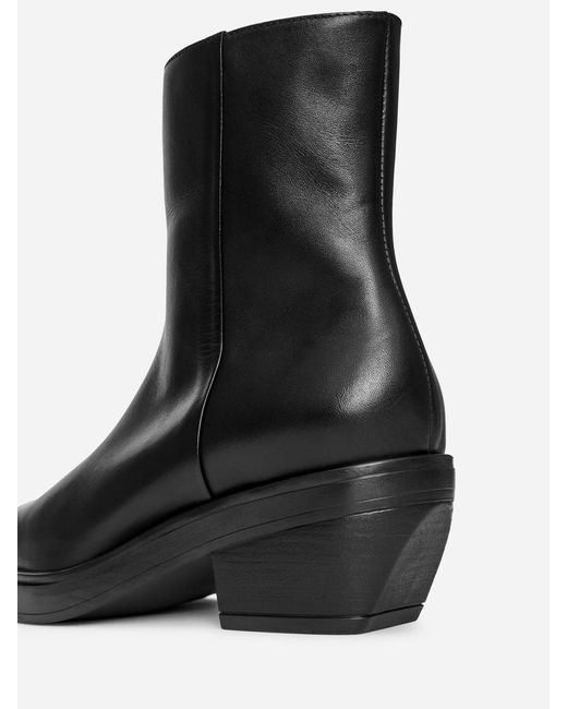 ARKET Black Leather Boots