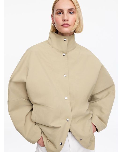 ARKET White Oversized Shell Jacket