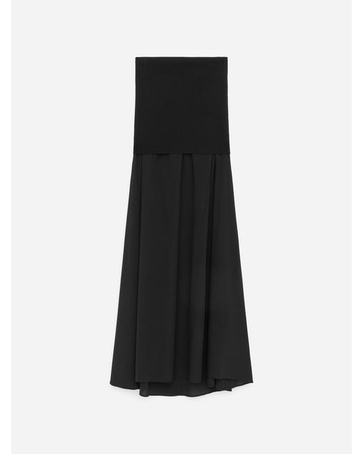 ARKET White Flowy Maxi Skirt