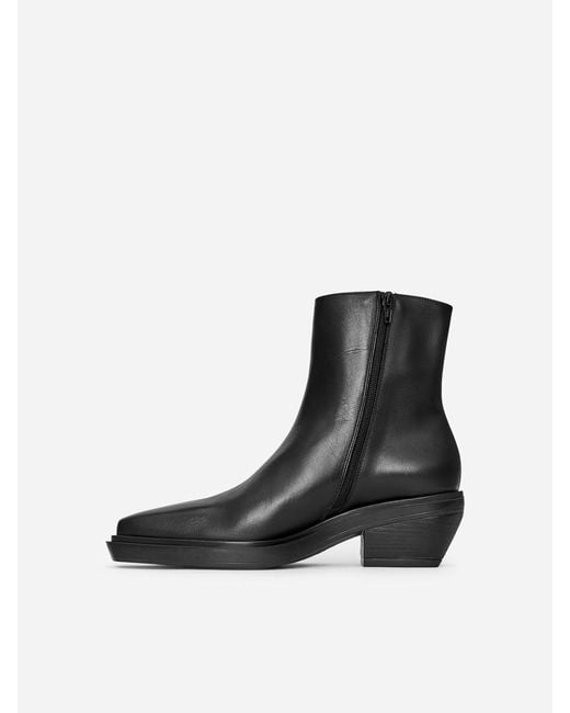 ARKET Black Leather Boots