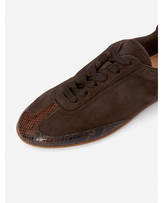 ARKET Black Suede Trainers