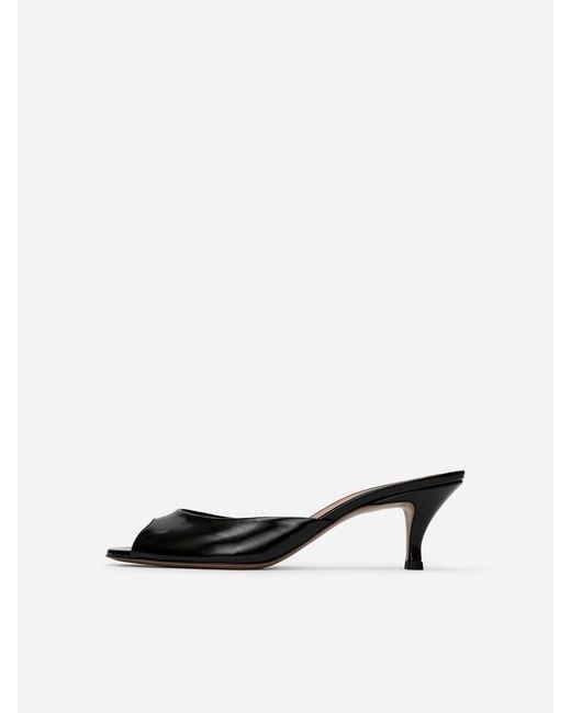 ARKET White Peep-Toe Pumps