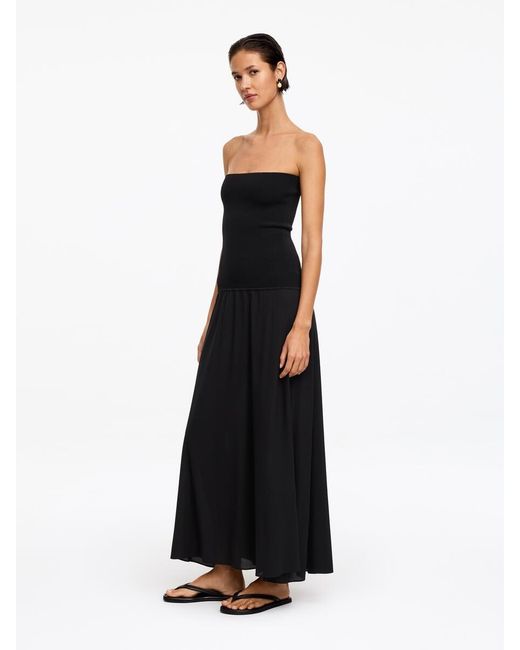 ARKET White Flowy Maxi Skirt