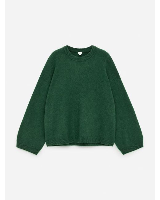 ARKET Green Alpaca-Wool Blend Jumper