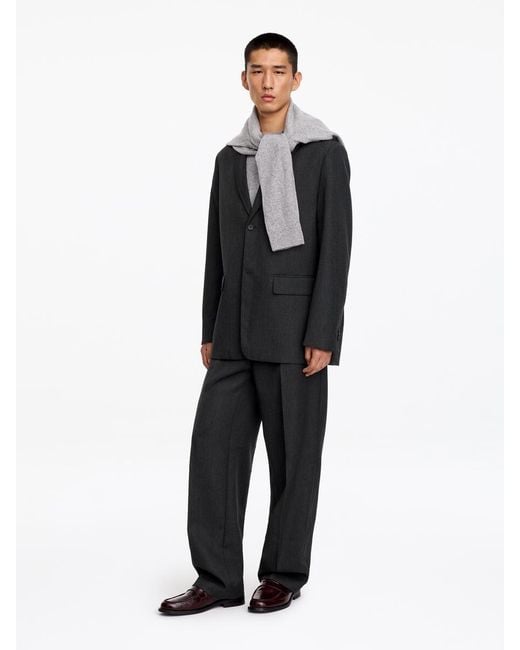 ARKET Blue Wool Blazer for men