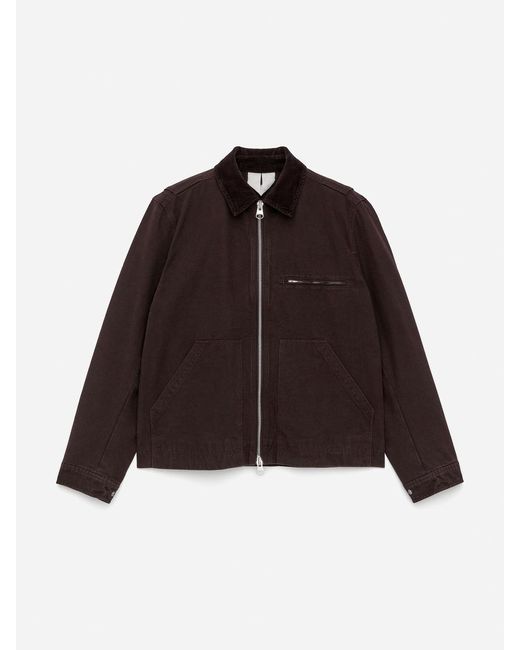 ARKET Black Cotton Canvas Jacket for men