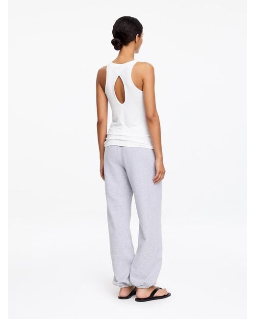 ARKET White Ribbed Tank Top