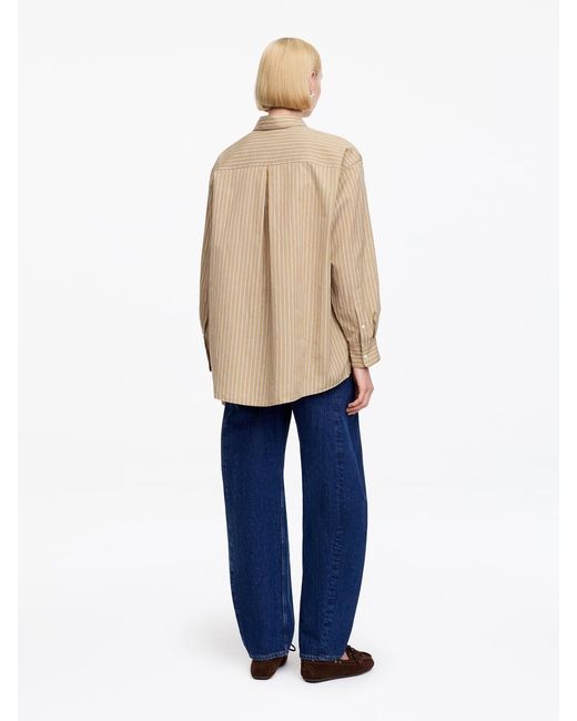 ARKET Natural Cotton-Silk Shirt