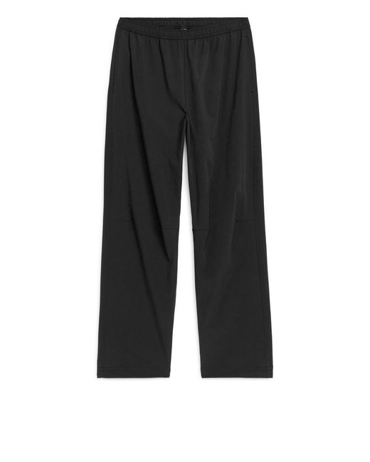 ARKET Black Semi Technical Trousers for men