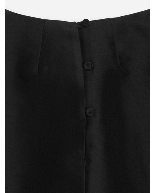ARKET Black Mini Cape Dress