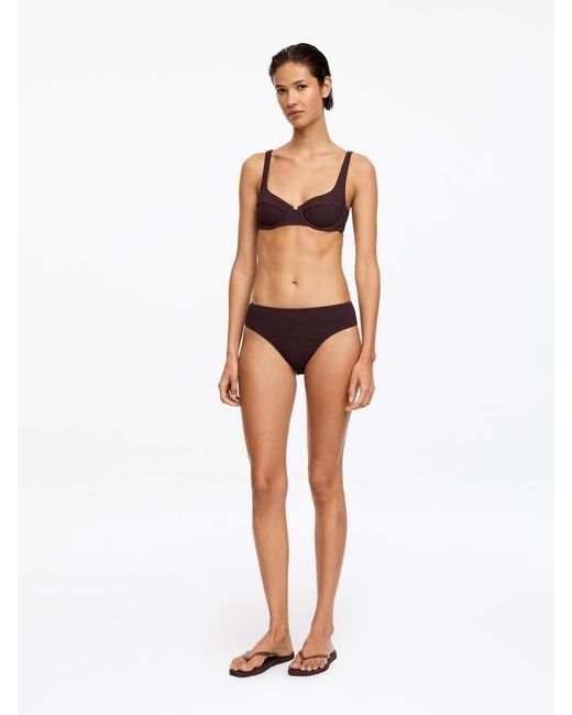 ARKET White Balconette Bikini Top