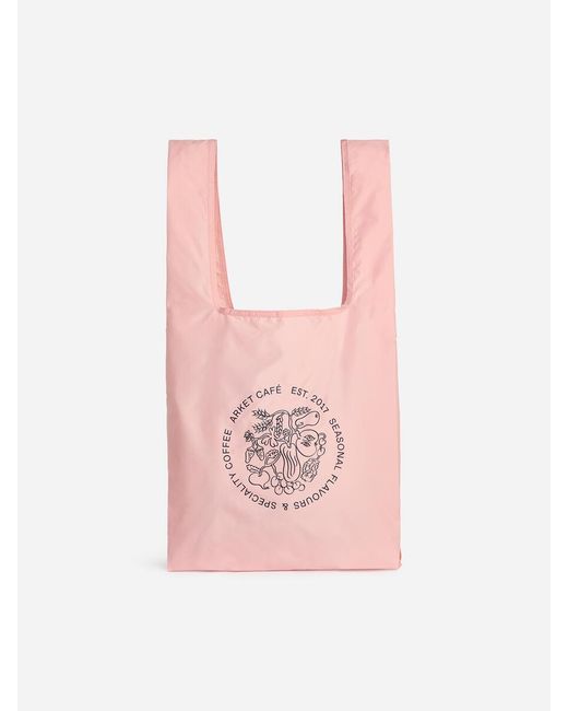 ARKET Blue Café Packable Tote for men