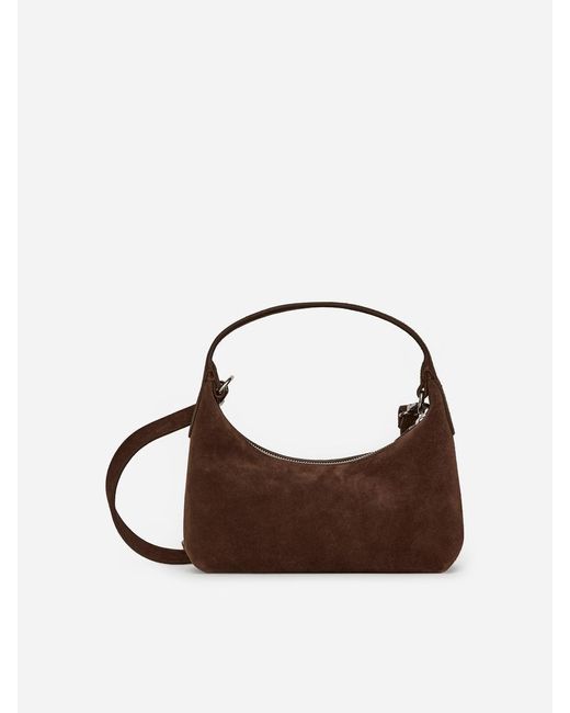 ARKET Brown Small Split Suede Bag