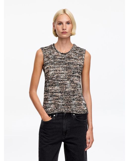 ARKET White Mélange Knitted Vest