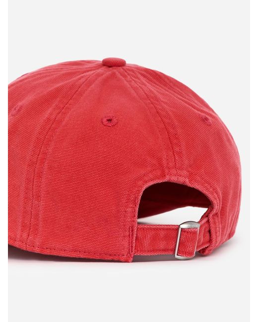 ARKET Blue Washed Cotton Canvas Cap for men