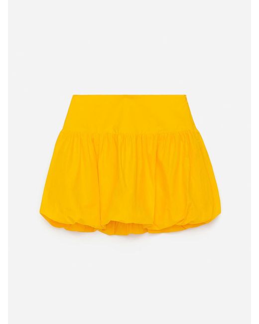 ARKET Yellow Balloon Mini Skirt