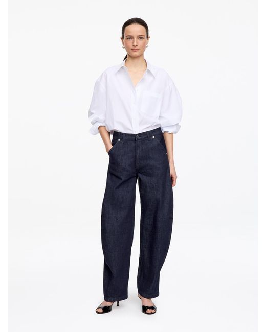 ARKET Blue Pine Relaxed Barrel Jeans