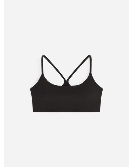 ARKET Brown Soft Stretch Sports Bra